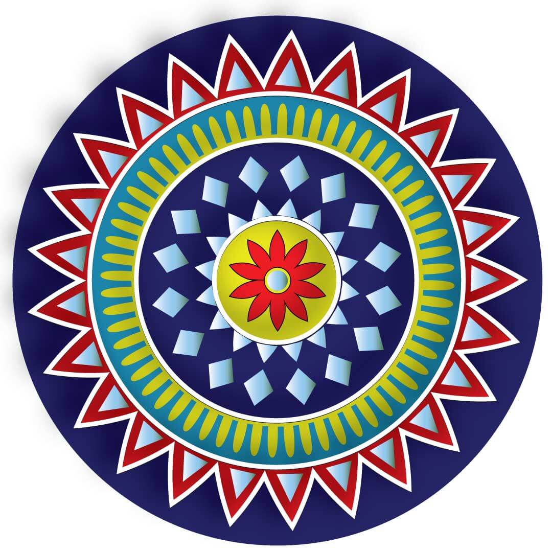 Diy Lippan Art Kit With Mdf Base