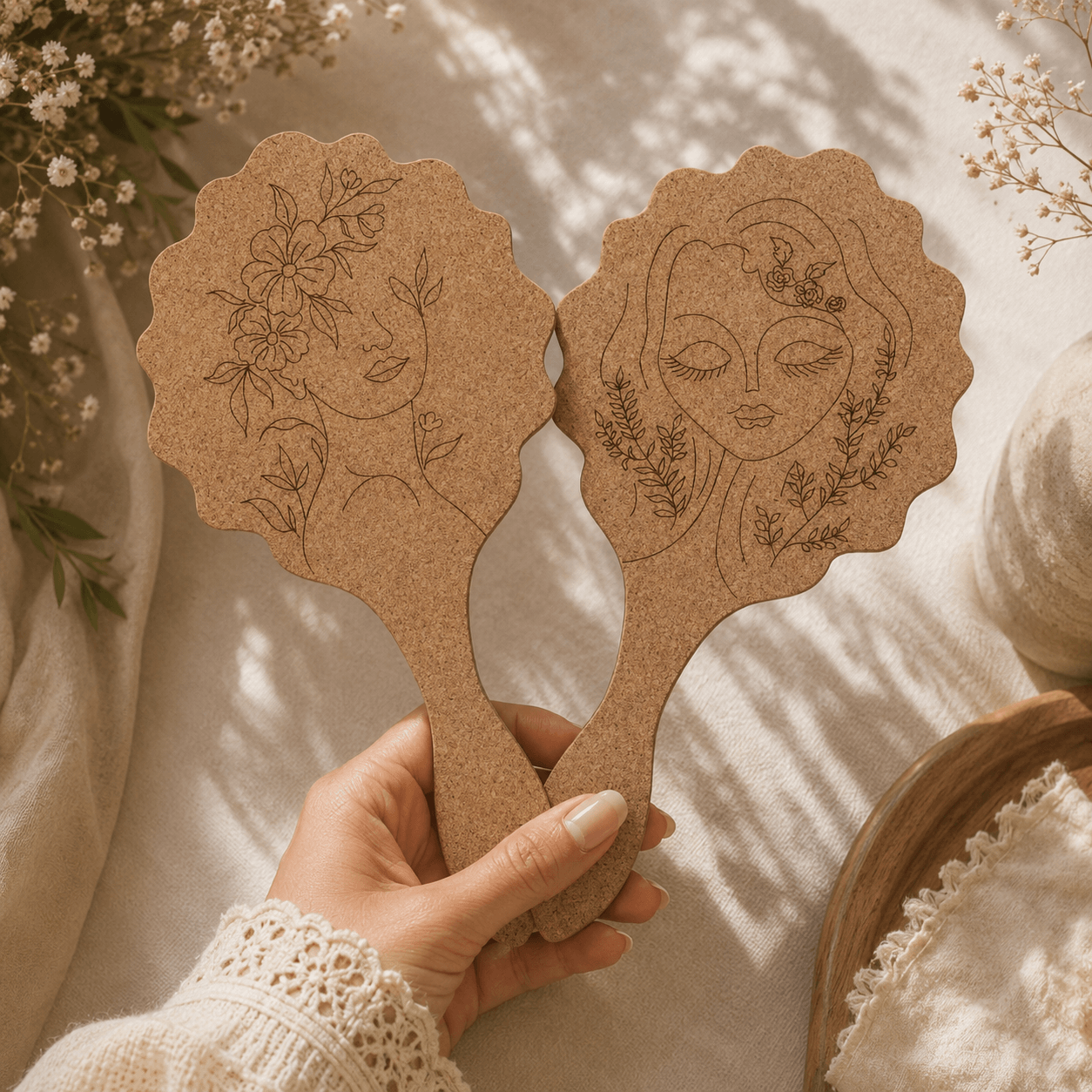 Diy Girly Hand Mirror Kit