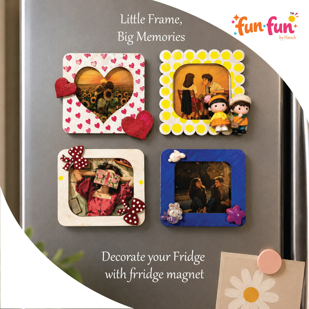 DIY Fridgemagnet and wall hanging photoframe Kits
