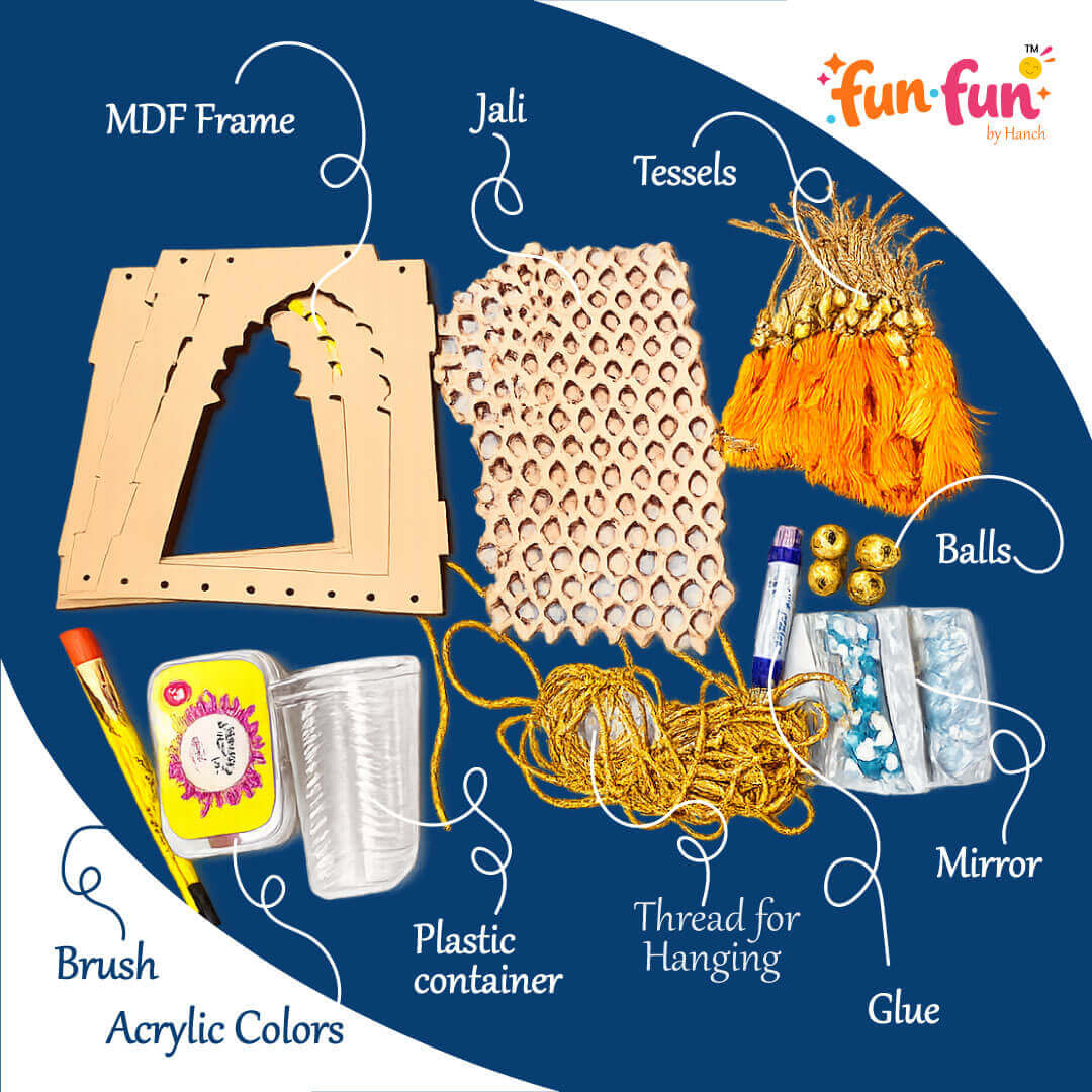 Mdf Traditional Jali Lattice Diy Lantern Kit