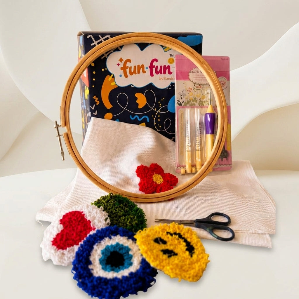 Diy Punch Needle Craft Kit For Hobby Enthusiasts